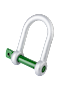 G-4551 Green Pin Bigmouth Dee Shackles Product Render 1